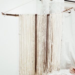 handmade boho hanging “tapestry” 🌾